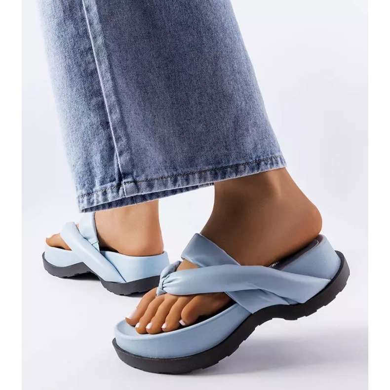 PA1 Lachapellen siniset alustasandaalit sininen 2