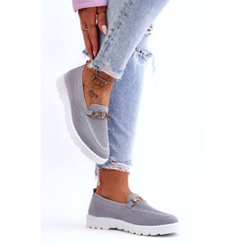 PM1 Naisten Slip-On koristellut tennarit Harmaa Alena 2