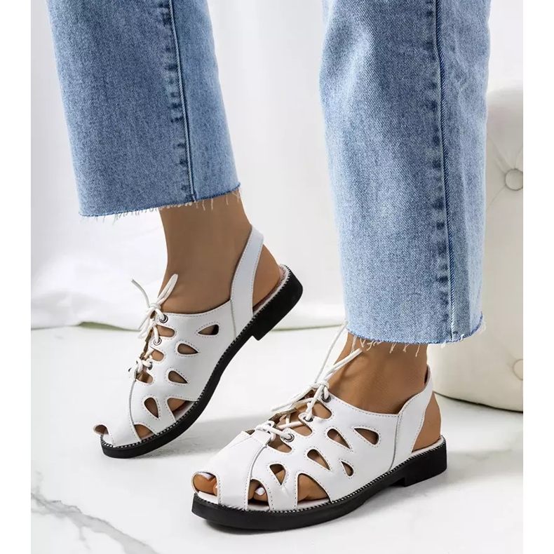 Vlis valkoiset sandaalit valkoinen 1