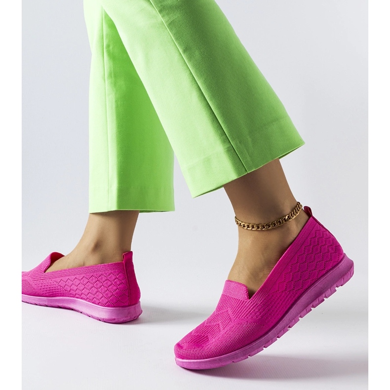 Inna Aoife pinkit kangaslenkkarit vaaleanpunainen 1