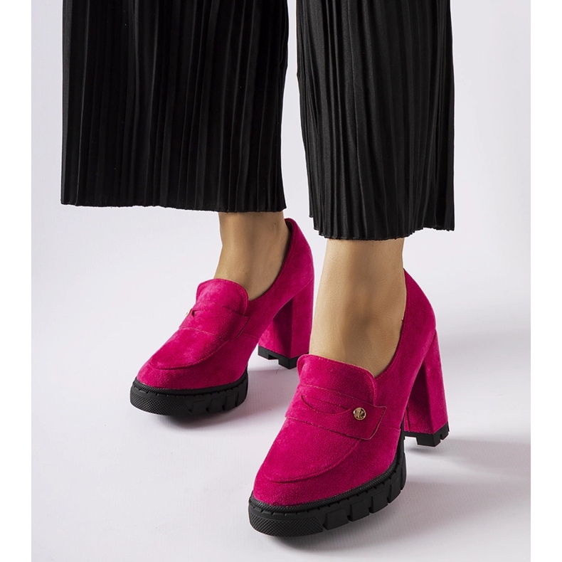 Vincezan vaaleanpunaiset korkokengät vaaleanpunainen 1