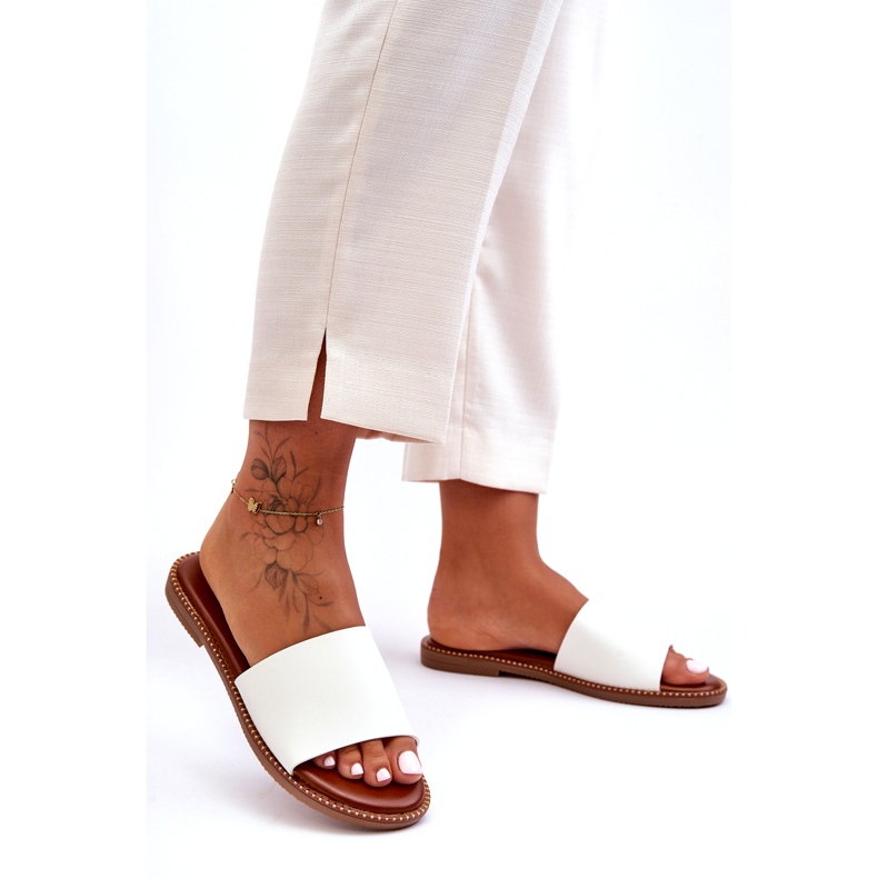 Klassiset naisten sandaalit, valkoinen Aphrodite 5