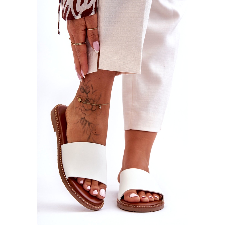 Klassiset naisten sandaalit, valkoinen Aphrodite 6