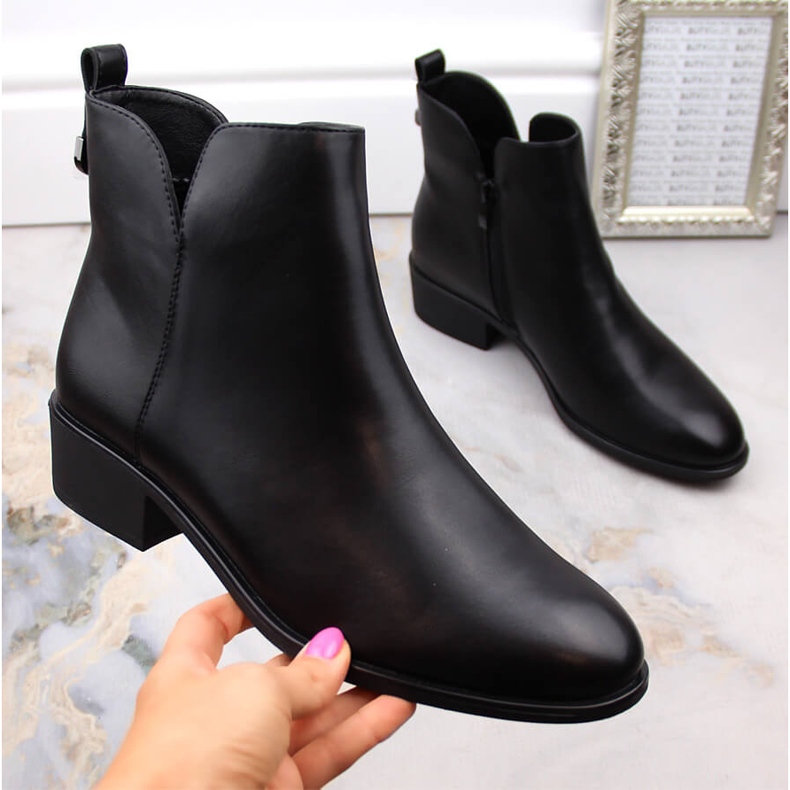 Naisten eristetyt Chelsea-saappaat, mustat, Sergio Leone BT606 1