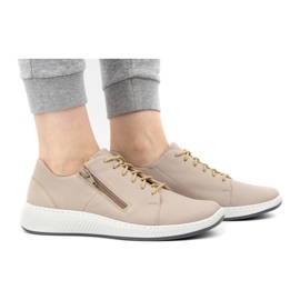 WASAK Naisten kengät nahkalenkkarit 0602W harmaa 2