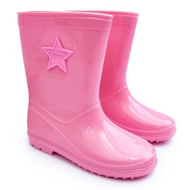 PG3 Lasten kumiset Wellington Boots Pink Malvi vaaleanpunainen 5