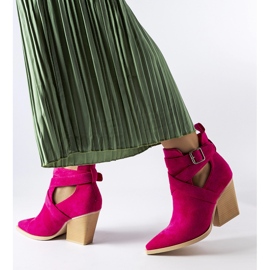 Vaaleanpunaiset cowboysaappaat, joissa on Duclos-leikkaukset vaaleanpunainen 1