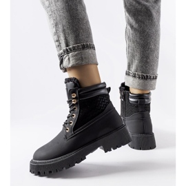 Mustat eristetyt Foca-saappaat 1