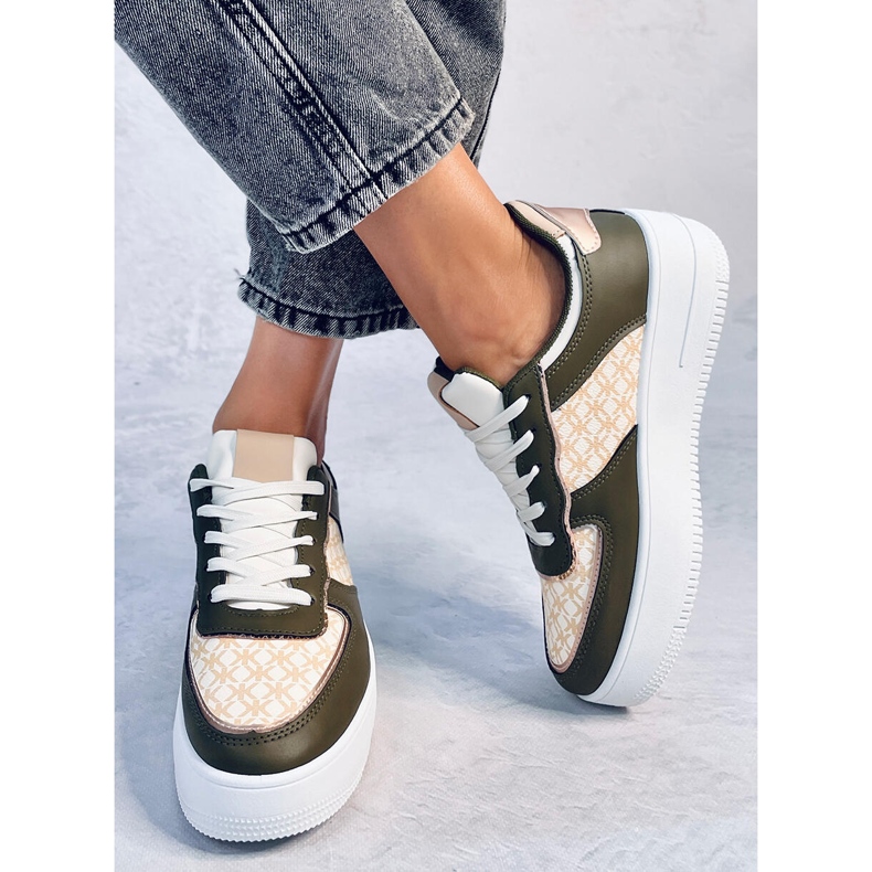 Glovi Green naisten urheilukengät vihreä 1