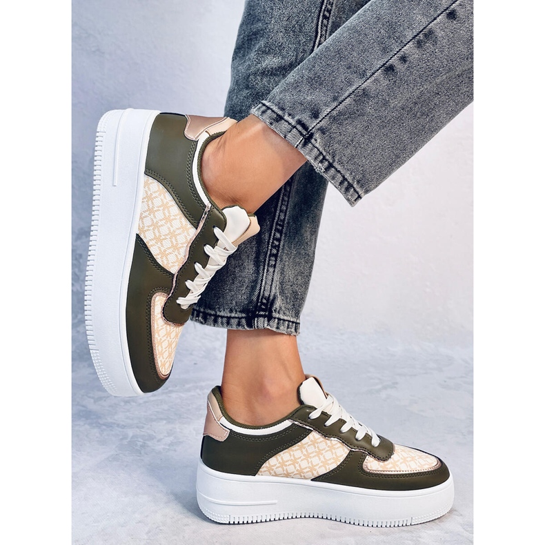 Glovi Green naisten urheilukengät vihreä 2