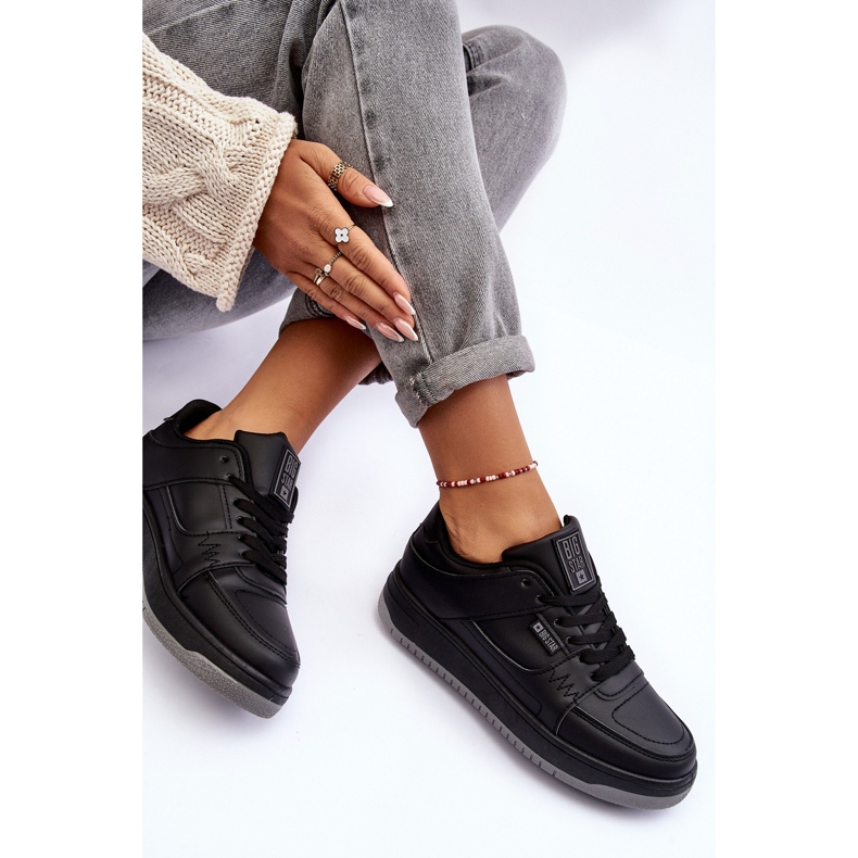 Naisten urheilukengät tennarit Big Star MM274353 Czane musta 1