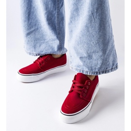 Punaiset Abboudin ekologiset mokkanahkalenkkarit punainen 1