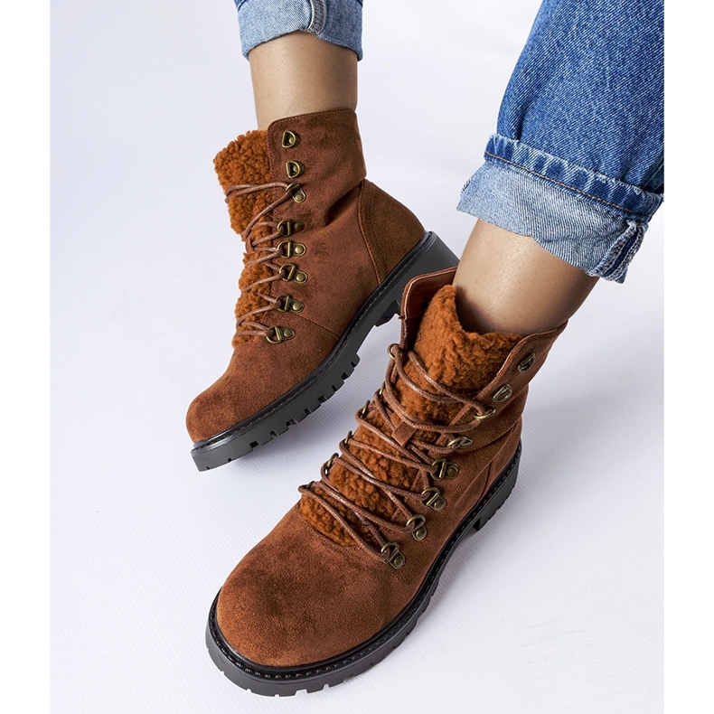 Hayed ruskeat eko-mokkanahka nilkkurit 1