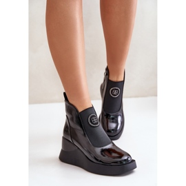 Nahkasaappaat S.Barski MR870-22 Musta 2