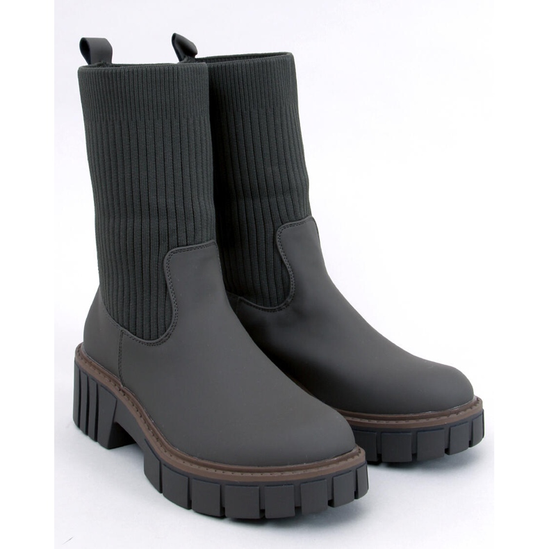 Ruddins Kaki korkeat Chelsea-saappaat joustavalla päällisellä vihreä 1