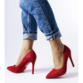 Red Melody -korkokengät punainen 1