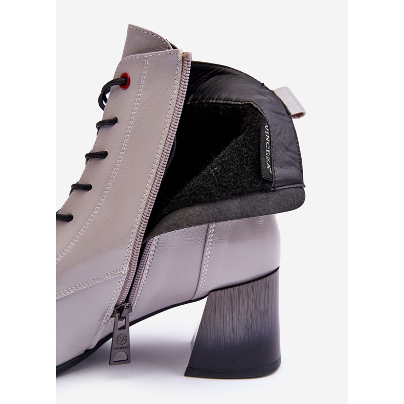 Vinceza Patenttinilkkurit Harmaa Basciano 1