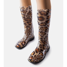 Pimen ruskeat korkeat saappaat 1