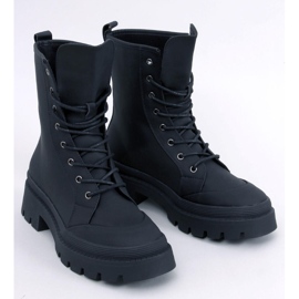 Parsons Mustat nauhalliset työsaappaat 1