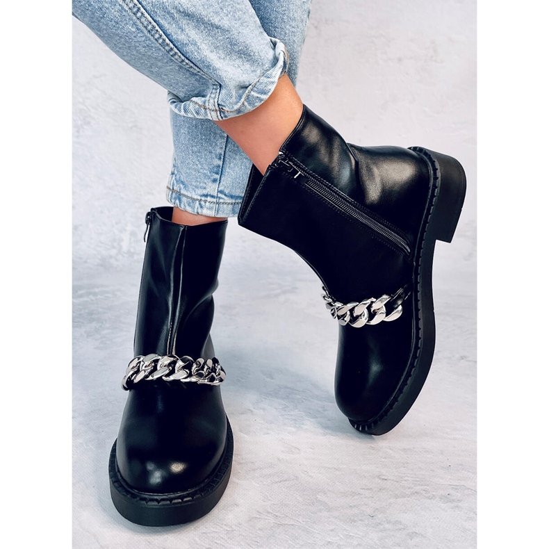 Foster Black naisten ketjunilkkurit musta 1