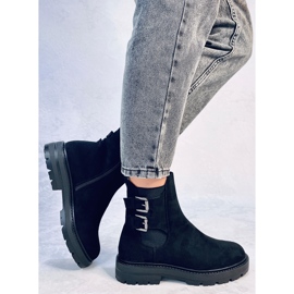 Lanier Mustat mokkanahkaiset nilkkurit 2