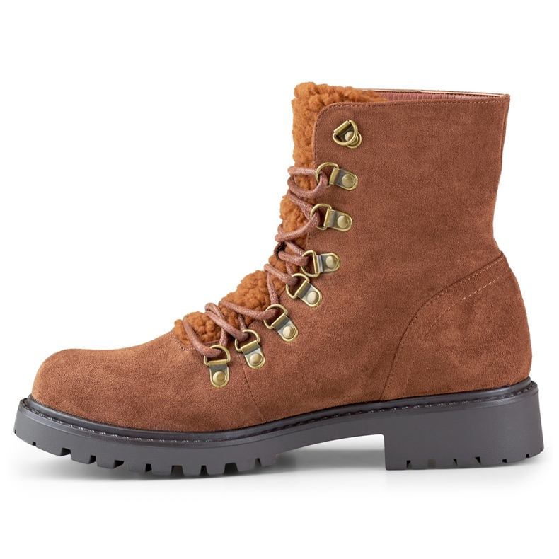 Lämpimät ruskeat naisten nilkkurit 1