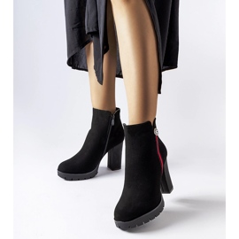 Rogenon mustat satiiniset nilkkurit 1