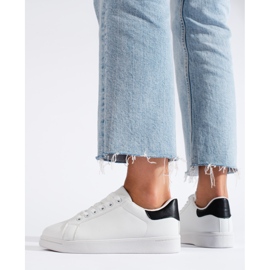 Shelovetin valkoiset klassiset naisten urheilukengät valkoinen 1