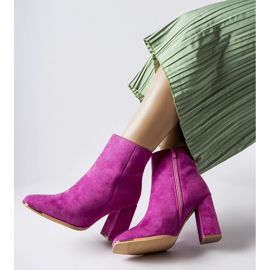 Pink Cheneyn korkeakorkoiset nilkkurit vaaleanpunainen 1