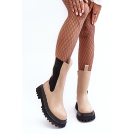 PS1 Beiget Beatricen naisten paksut nilkkurit 2