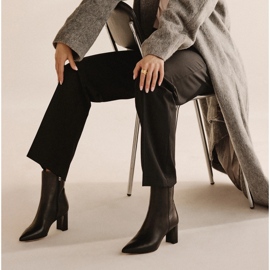 Marco Shoes Tyylikkäät saappaat postauksessa musta 1