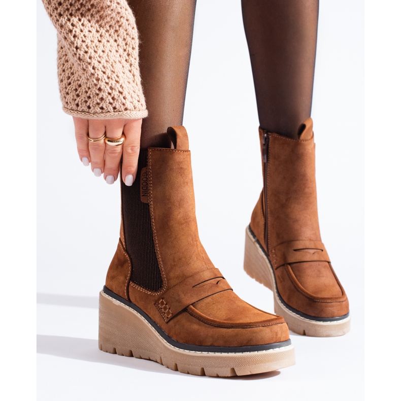 Shelovet ruskeat mokkanahkanilkkurit 1