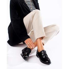 Patenttimustat Shelovet-nauhalliset oxfordit 1