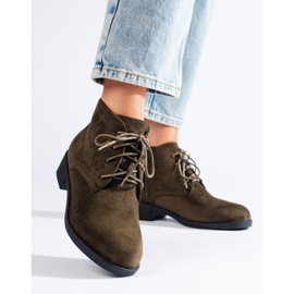 Shelovetin vihreät mokkanahkaiset nilkkurit 1