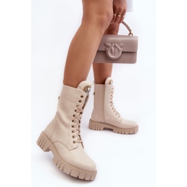 PS1 Beiget Marx Leather Worker -nilkkurit, joissa on koruja 1