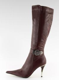 Saappaat napilla 5137-75 Marron punainen 2