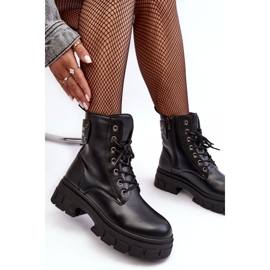 PS1 Naisten työnnettävät nilkkurit tasaisella kantapäällä, musta Brenhile 2