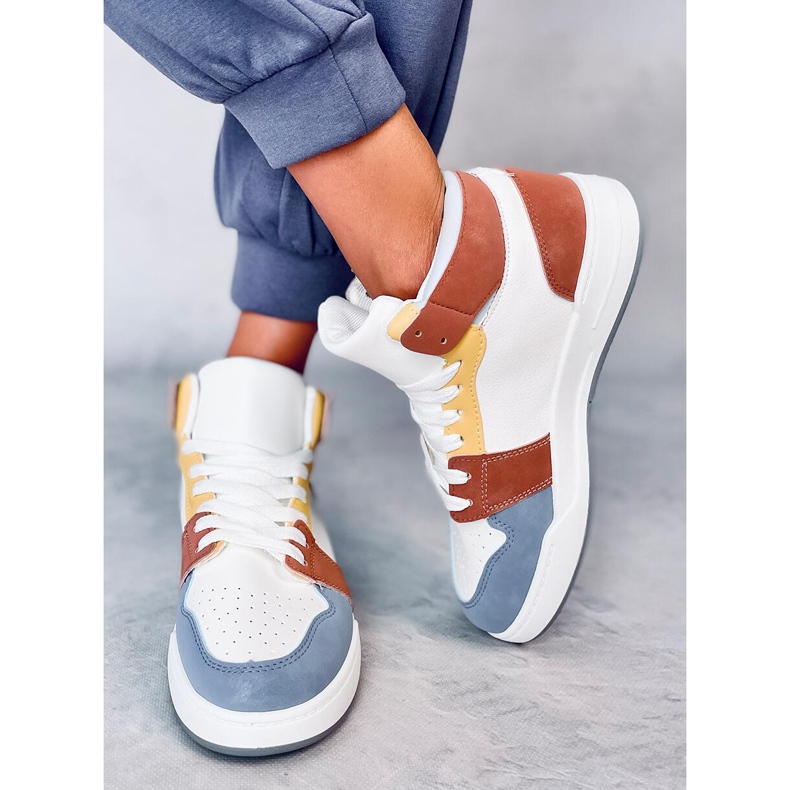 Clowsi Blue korkeat lenkkarit valkoinen 1