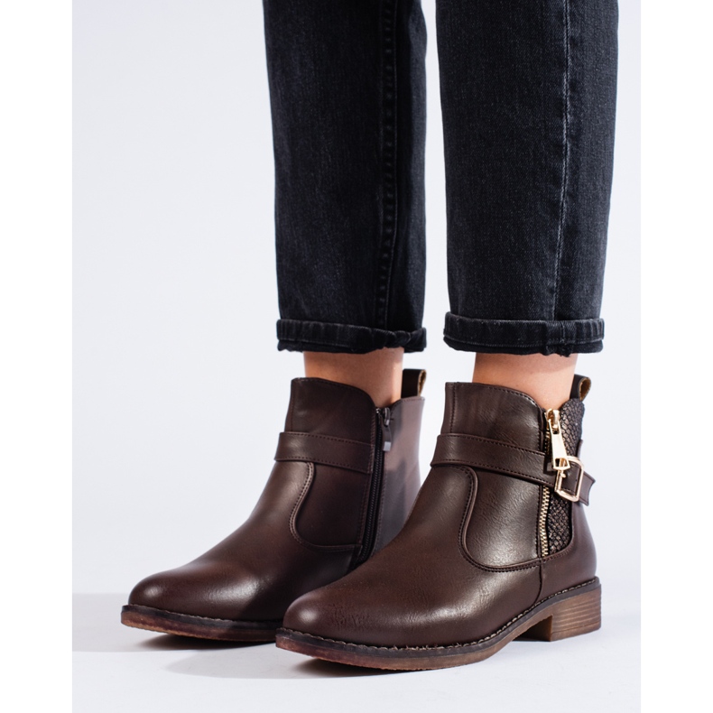 Ruskeat Shelovet-nilkkurit 1