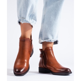 Shelovet naisten kamelin Chelsea saappaat ruskea 2