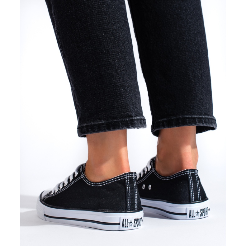 Shelovetin mustat klassiset naisten tennarit 1