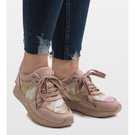 Vaaleanpunaiset urheilukiilokengät T025 vaaleanpunainen 2