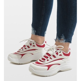 Valkoiset muodikkaat urheilukengät BO-15 valkoinen 1