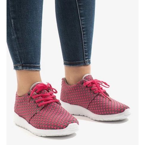 Vaaleanpunaiset A5126 -urheilukengät vaaleanpunainen 1