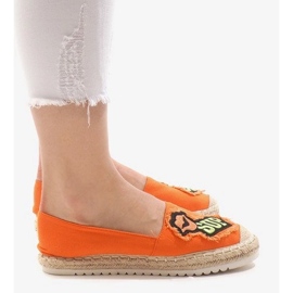 Oranssit espadrillit L-1047 2
