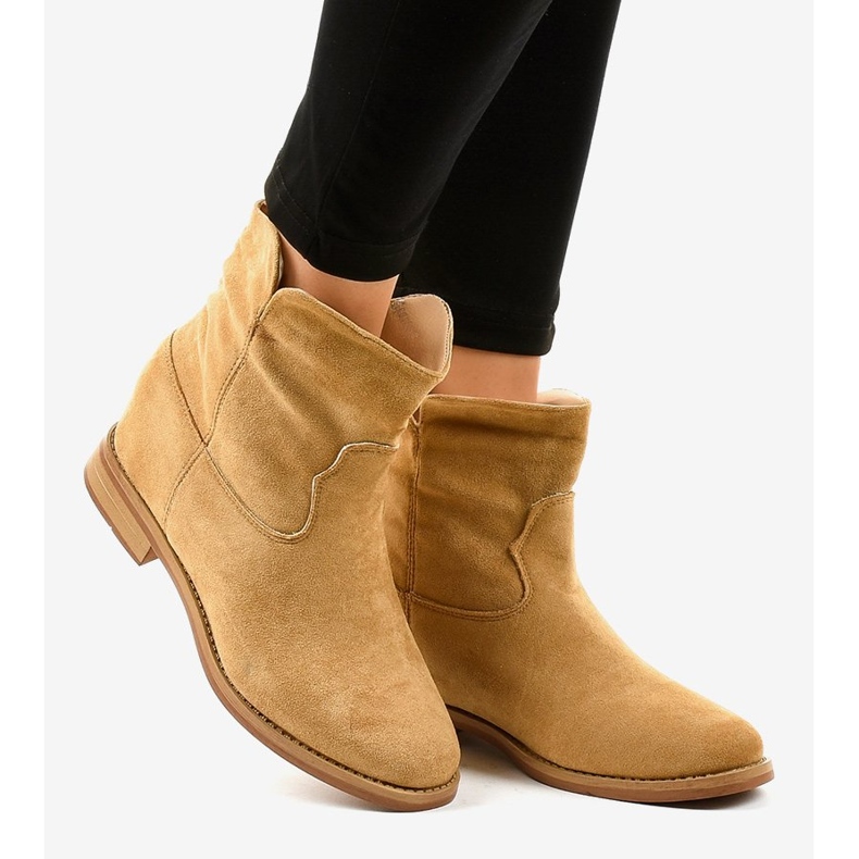 NC981 beige cowboy -saappaat 1