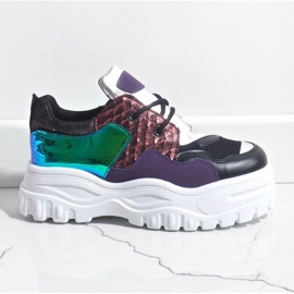 Mustat muodikkaat urheilukengät R-458 1