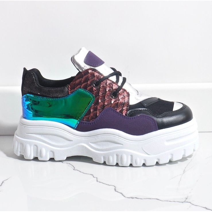 Mustat muodikkaat urheilukengät R-458 1