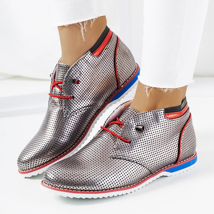 BM Klassiset hopeiset jazzkengät JFL654-2 hopea 1