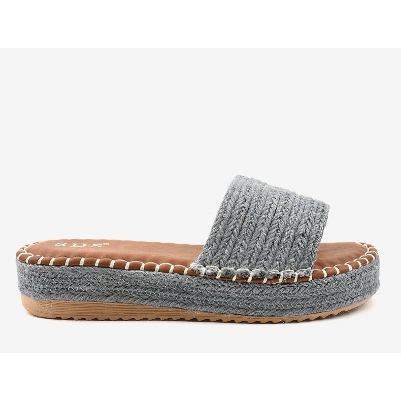 Siniset espadrillotossut 7970-PL harmaa 1